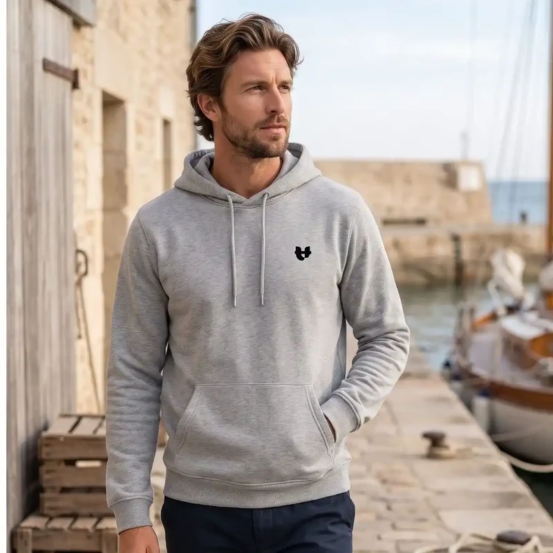 Sweat à capuche homme - Cœur