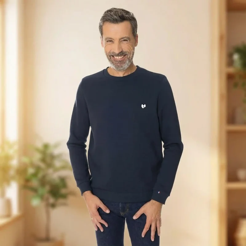 Sweat Homme sans capuche - Cœur