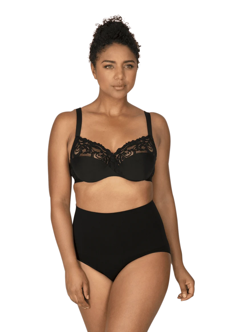 Culotte Haute Morphologie Ventre Plat - Noir