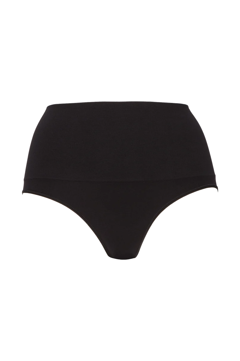 Culotte Haute Morphologie Ventre Plat - Noir