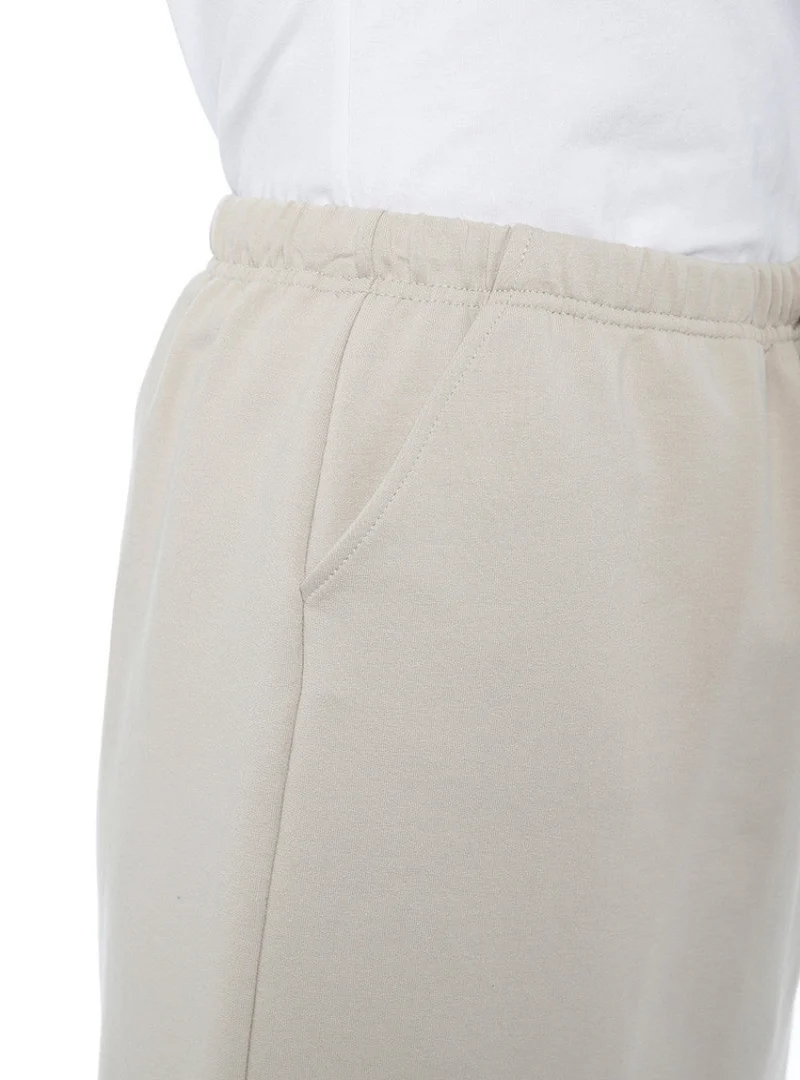 Jupe molleton femme beige