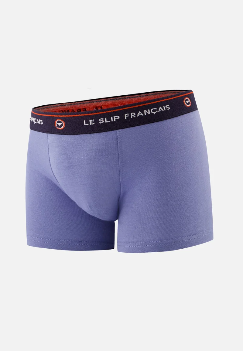 Boxer enfant bleu jean en coton - Petit Joseph Bleu Jean