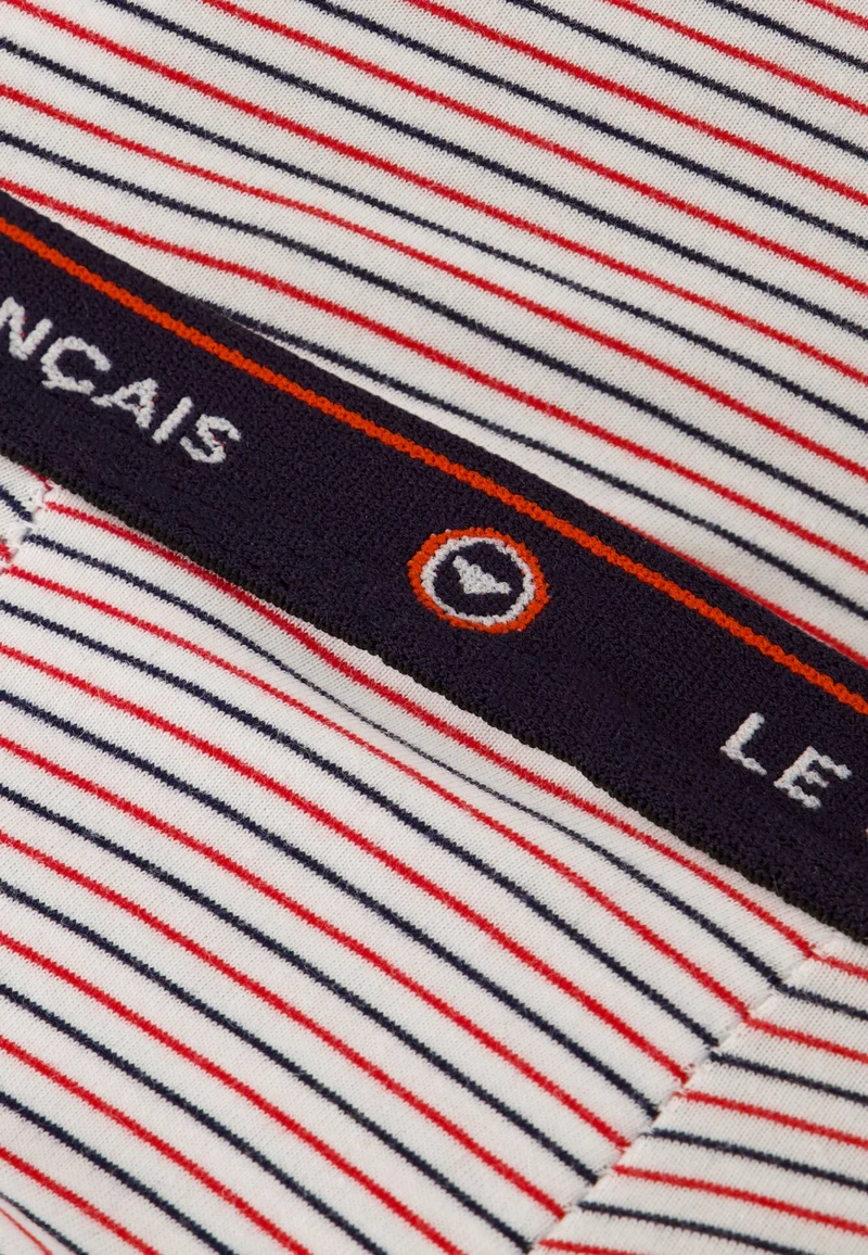 Boxer enfant à rayures bleu blanc rouge en coton - Petit Joseph Rayures