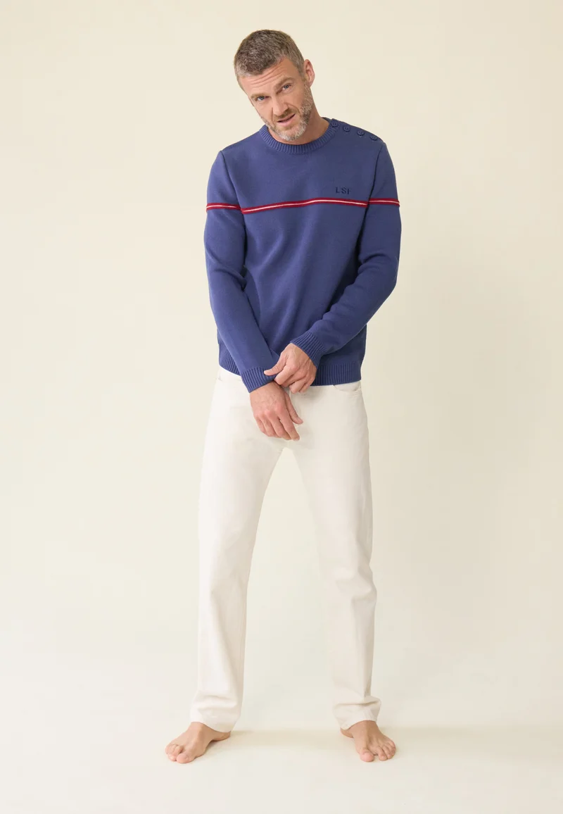 Pull Homme - Francois Bleu Marine Noël