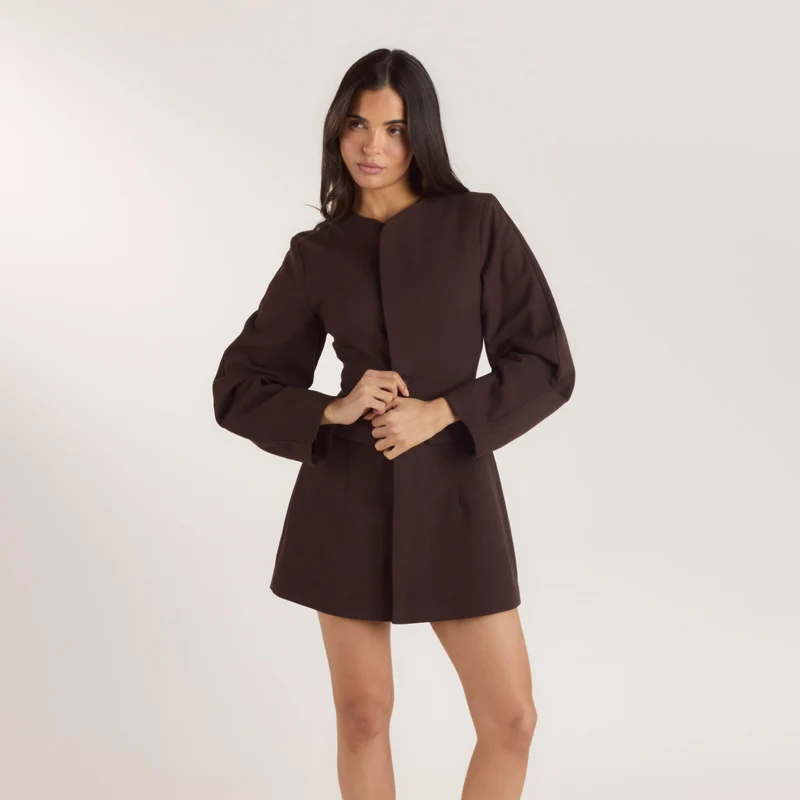 Robe Blazer - Chocolat
