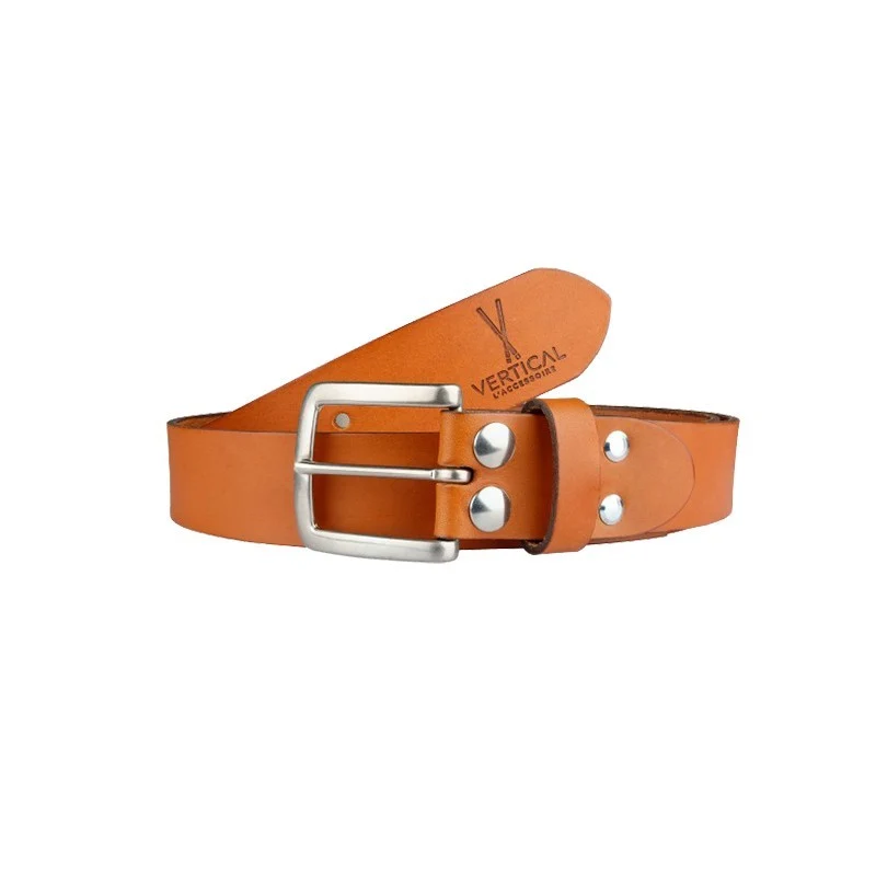 Ceinture cuir camel