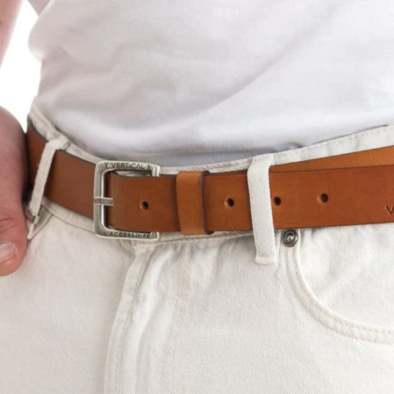 Ceinture cuir camel