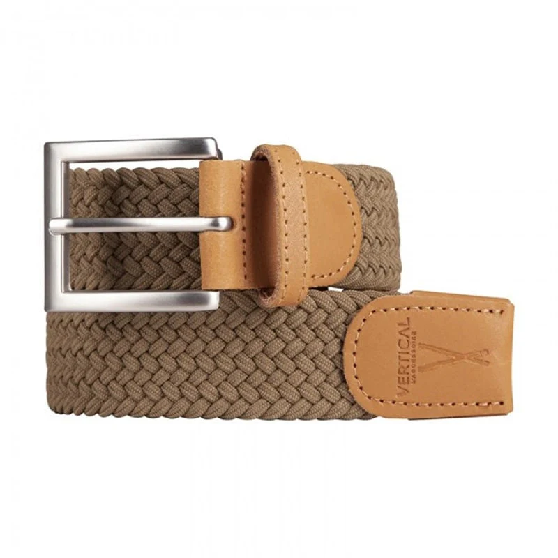 Ceinture tressée - Noisette