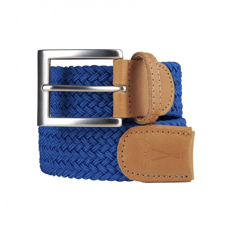Ceinture tressée - Bleu Electrique