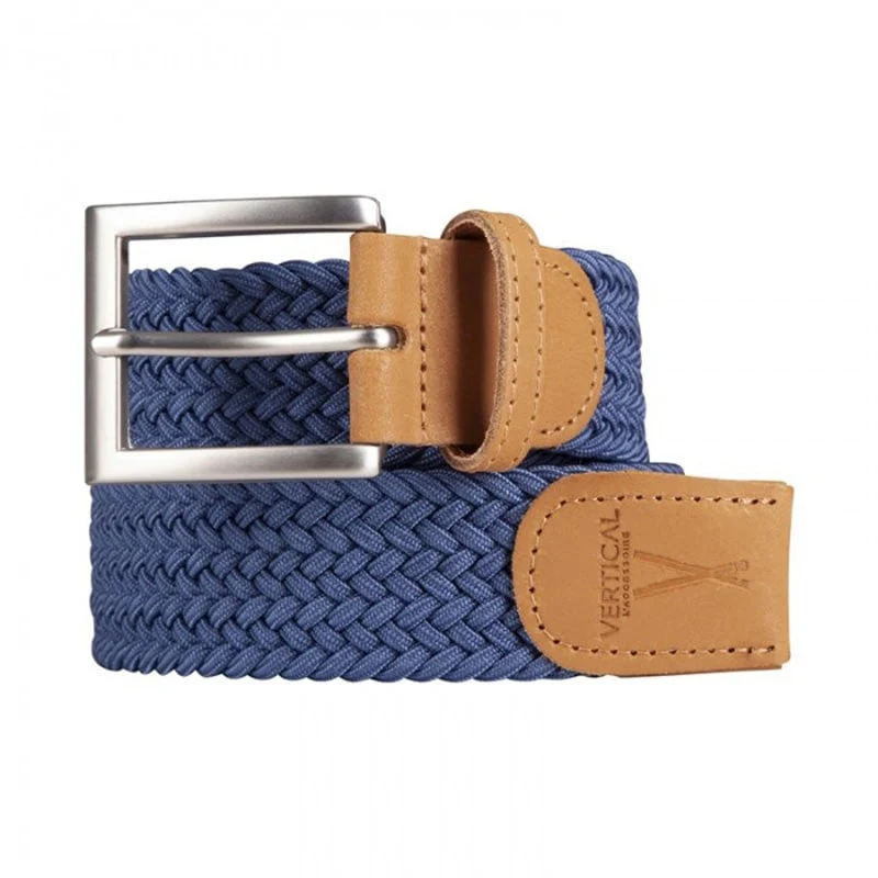 Ceinture tressée - Bleu