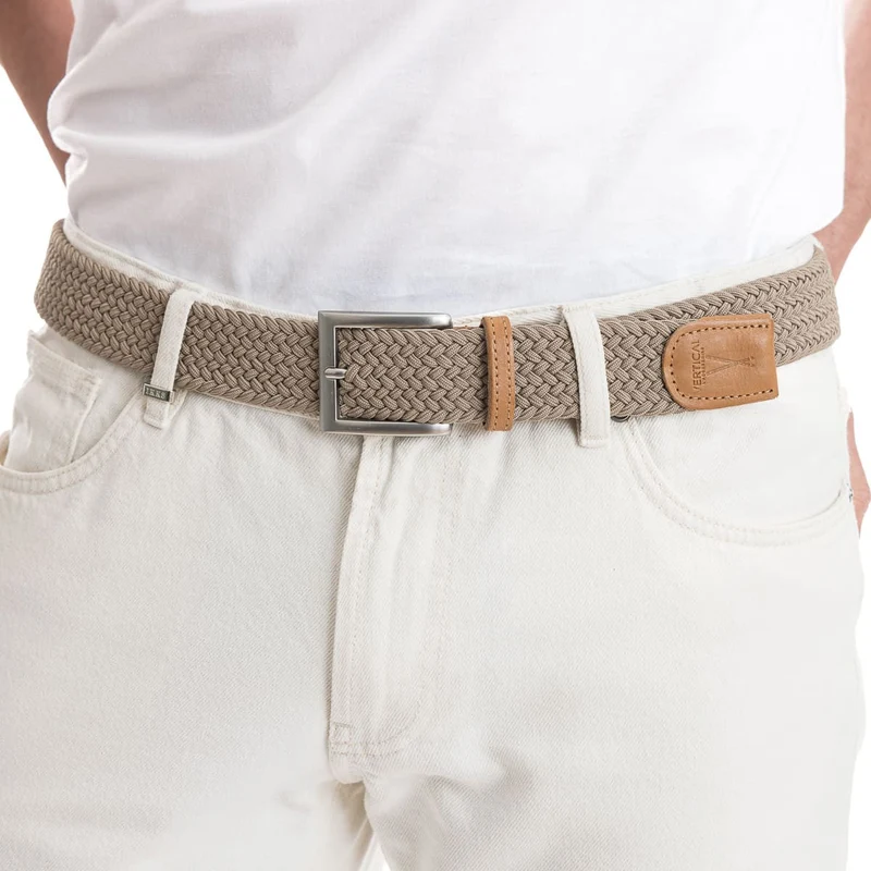 Ceinture tressée - Beige