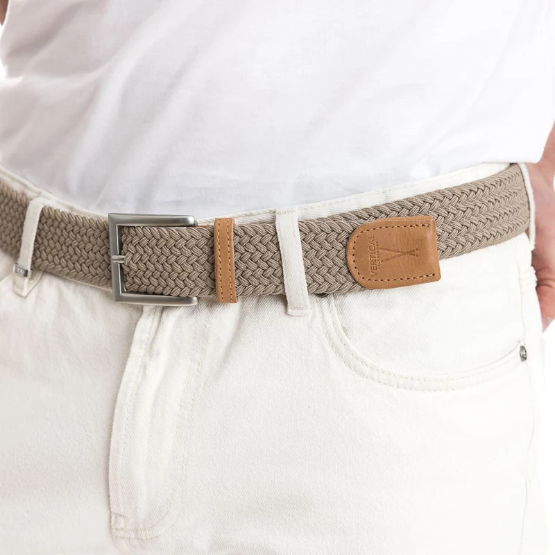 Ceinture tressée - Beige