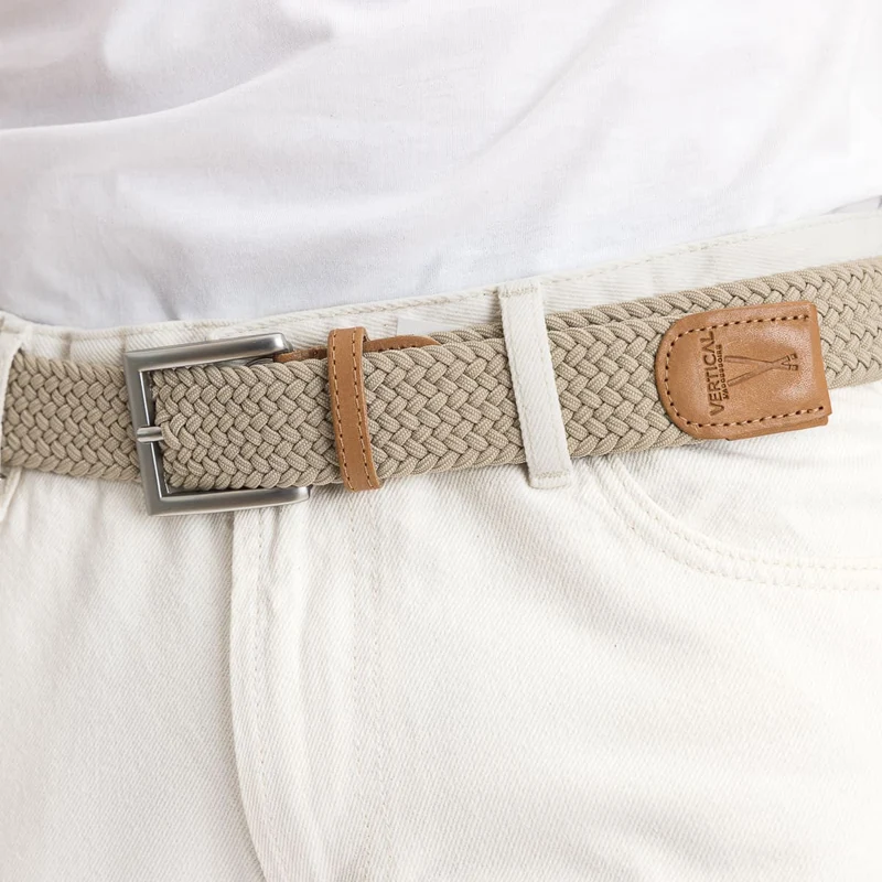 Ceinture tressée - Beige