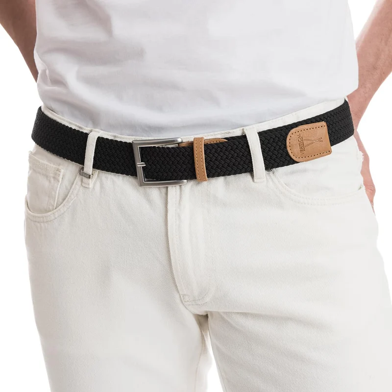 Ceinture noir - Tressée