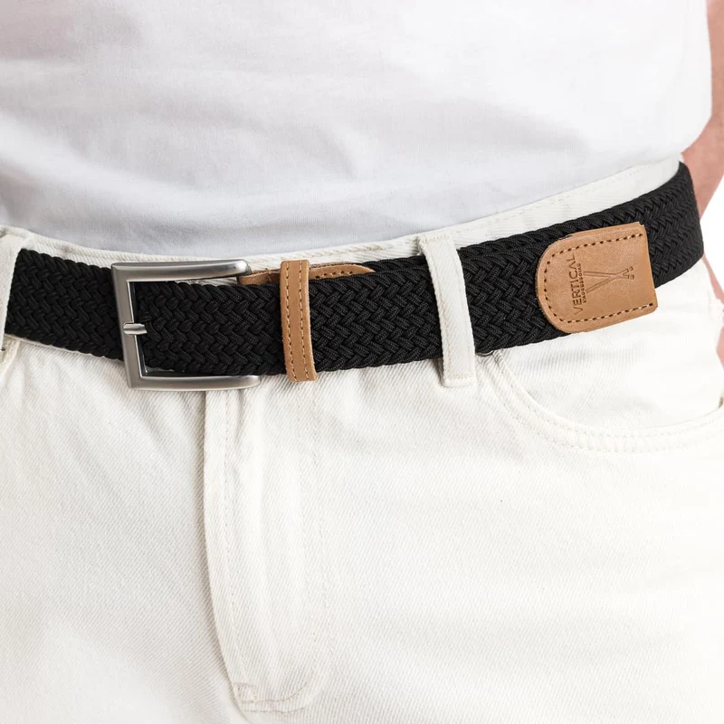 Ceinture noir - Tressée