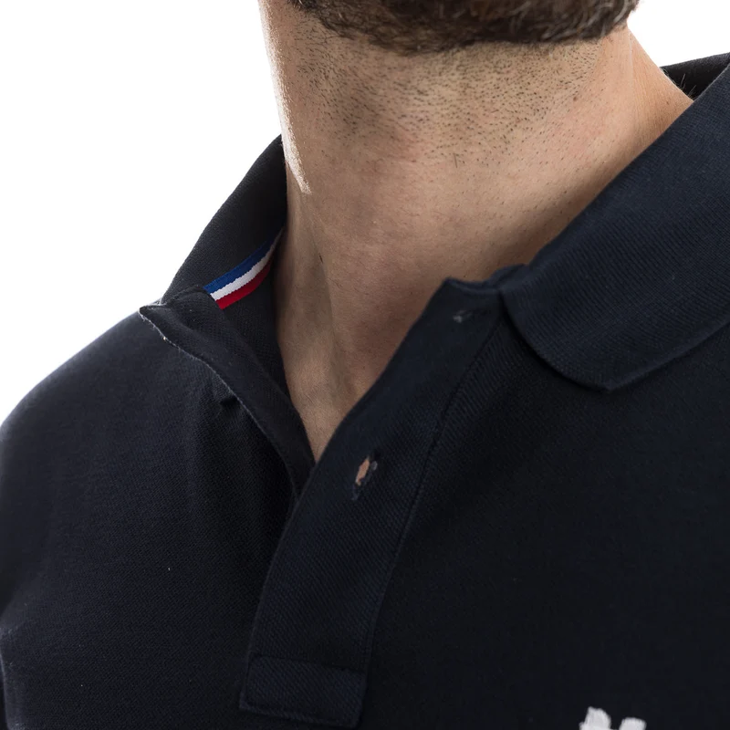 Polo Bleu marine Made in France
