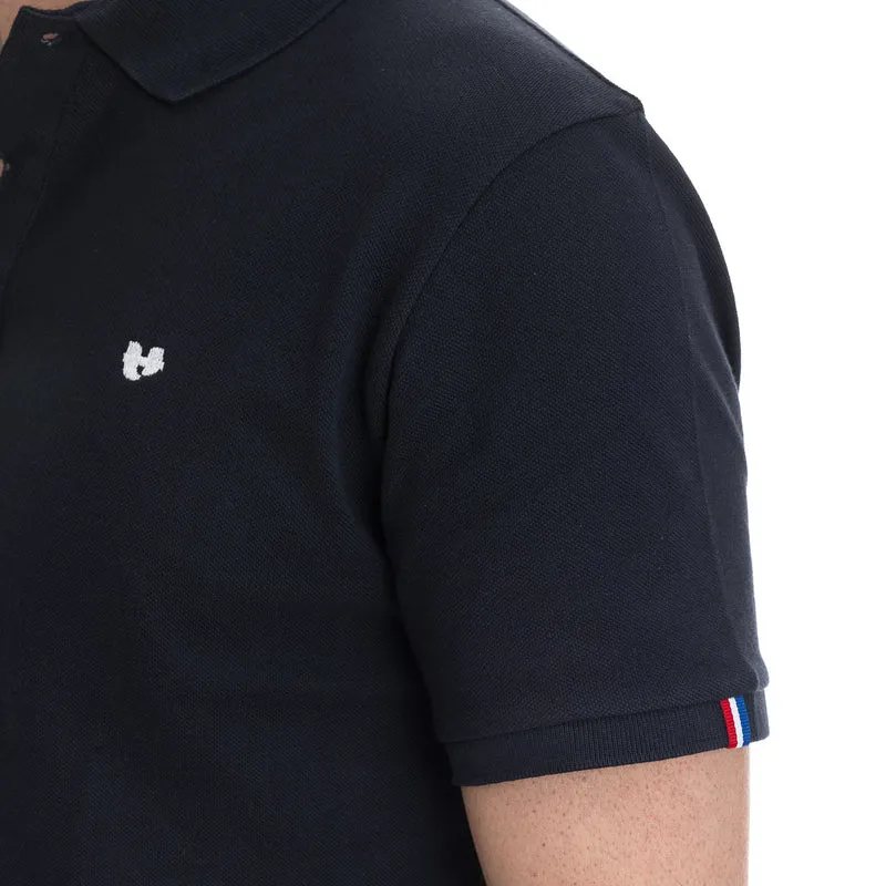 Polo Bleu marine Made in France