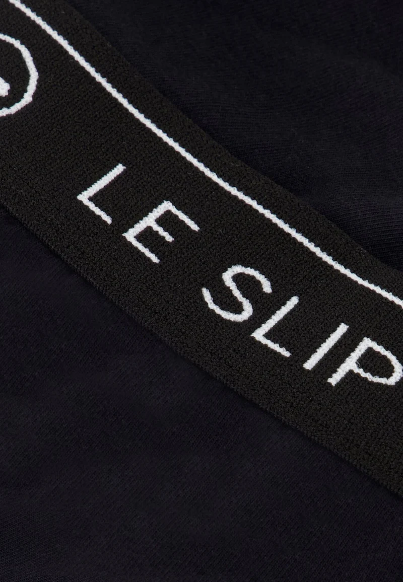 Slip noir en coton - Intrépide Noir