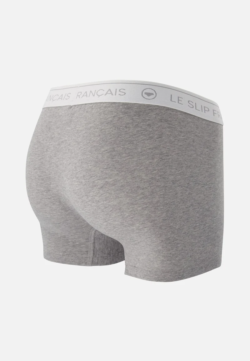 Boxer gris en coton - Redoutable Gris Chiné