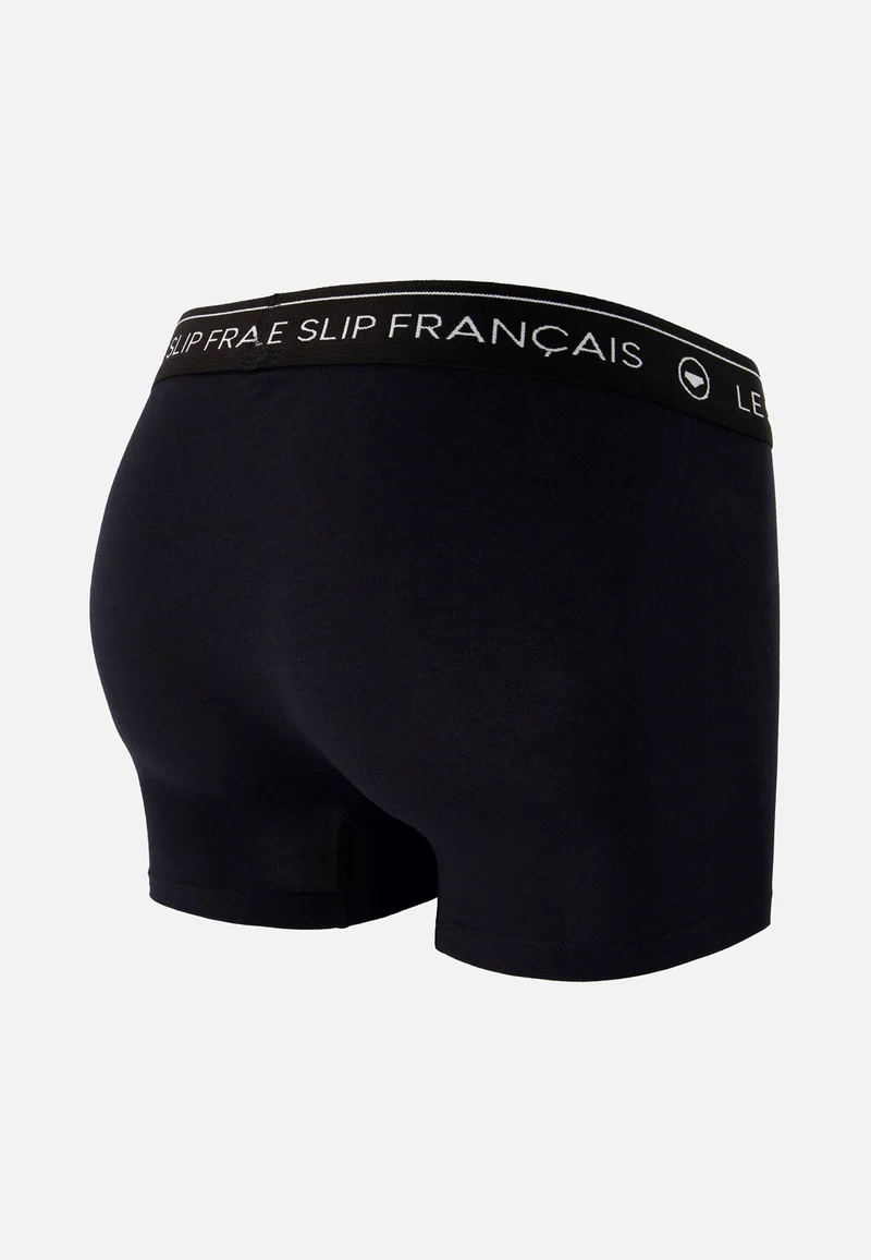 Boxer noir en coton - Redoutable Noir