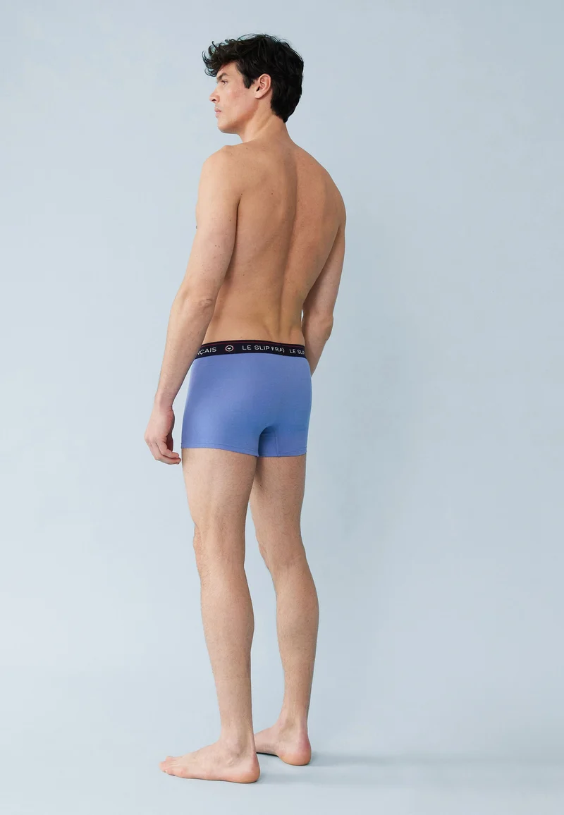 Boxer bleu en coton - Redoutable Bleu Jean