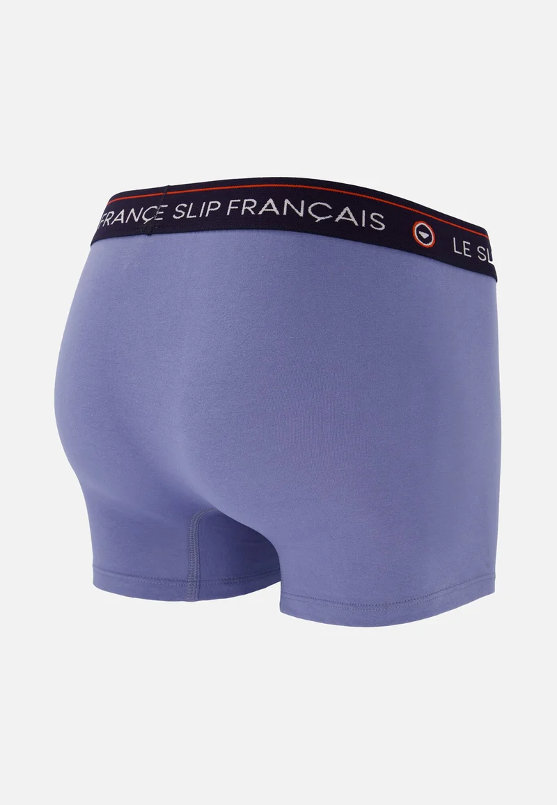 Boxer bleu en coton - Redoutable Bleu Jean