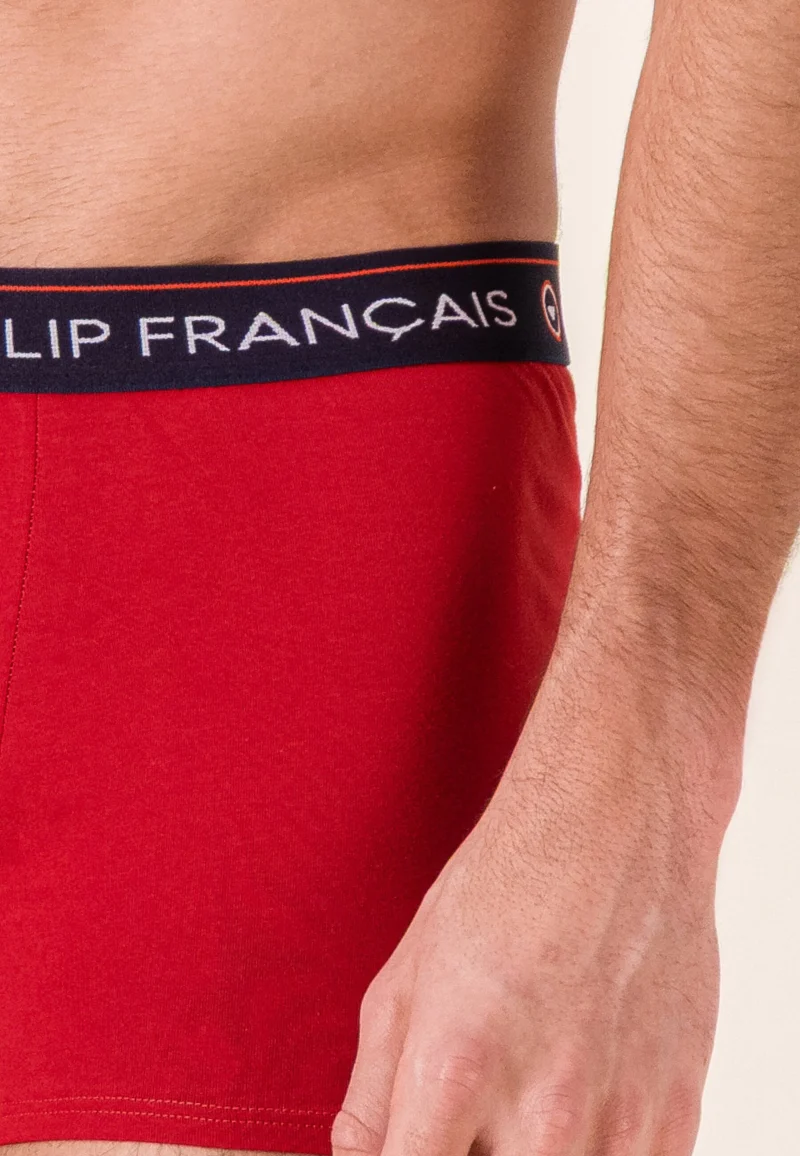 Boxer rouge en coton - Redoutable Rouge Cerise