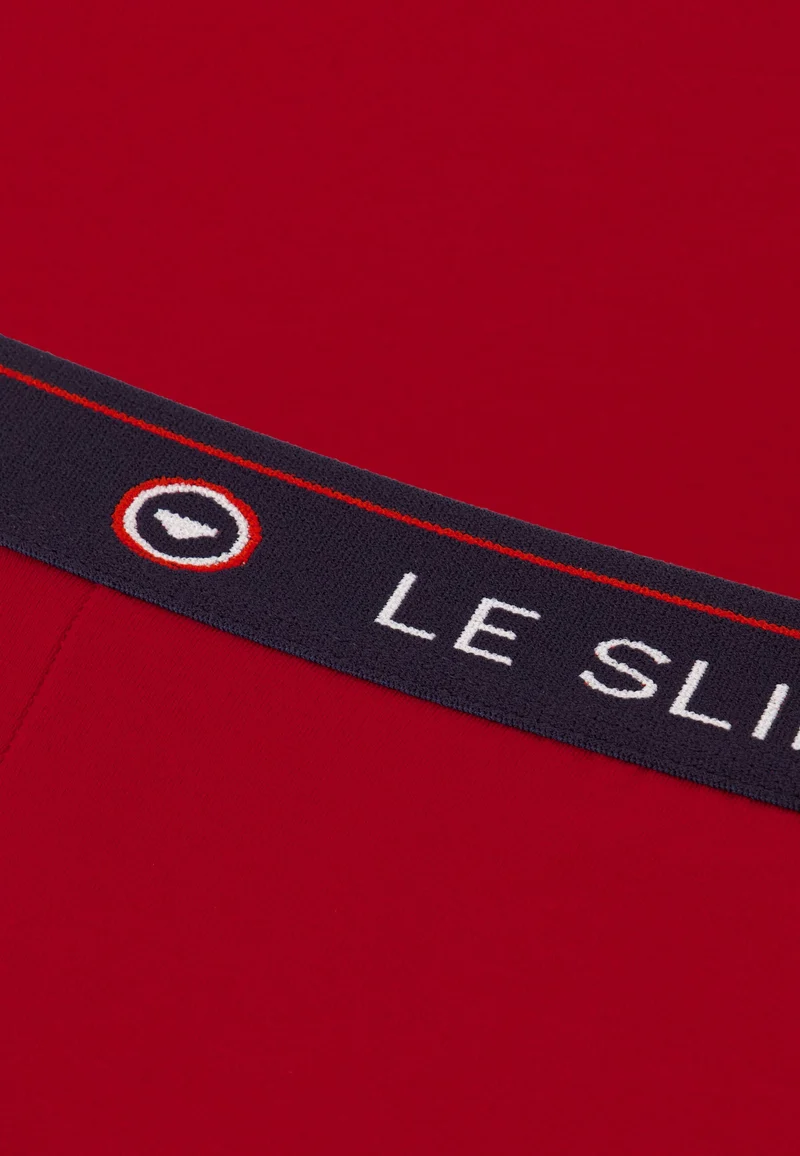 Boxer rouge en coton - Redoutable Rouge Cerise