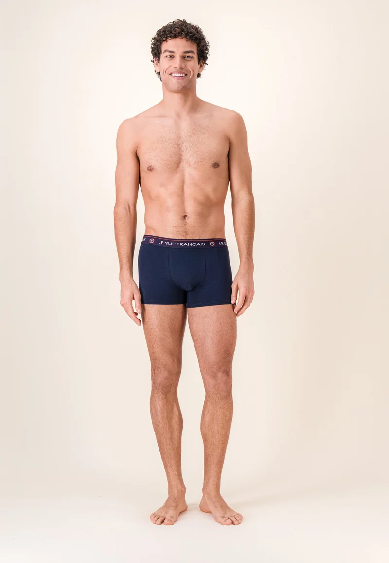 Boxer bleu marine en coton - Redoutable Marine