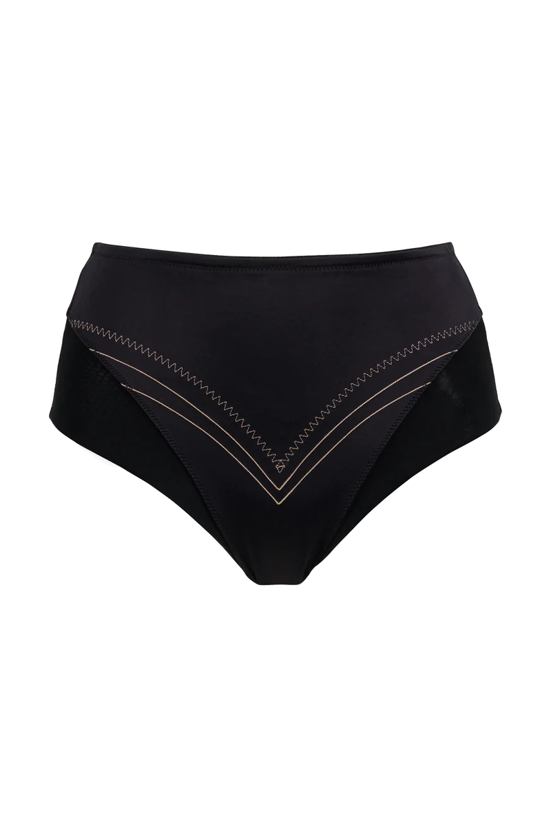 Culotte Body Galbe Elégance - Noir dune