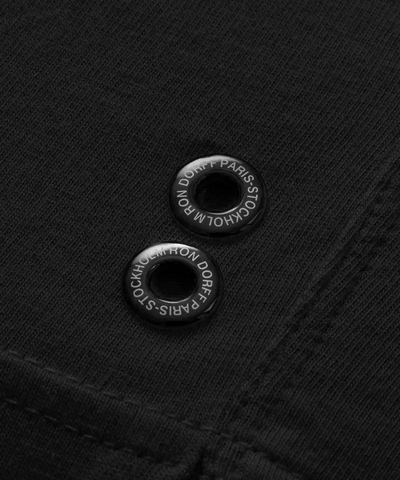 Cotton-Modal Home Shorts: Black
