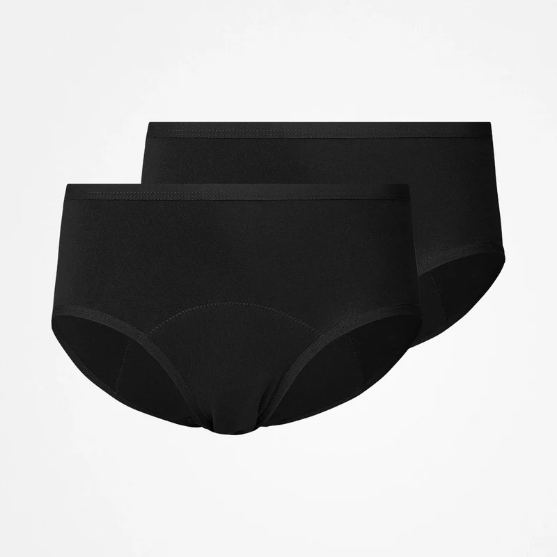 SNOCKS x femtis Period Panty - LENE Hipster Super | Schwarz