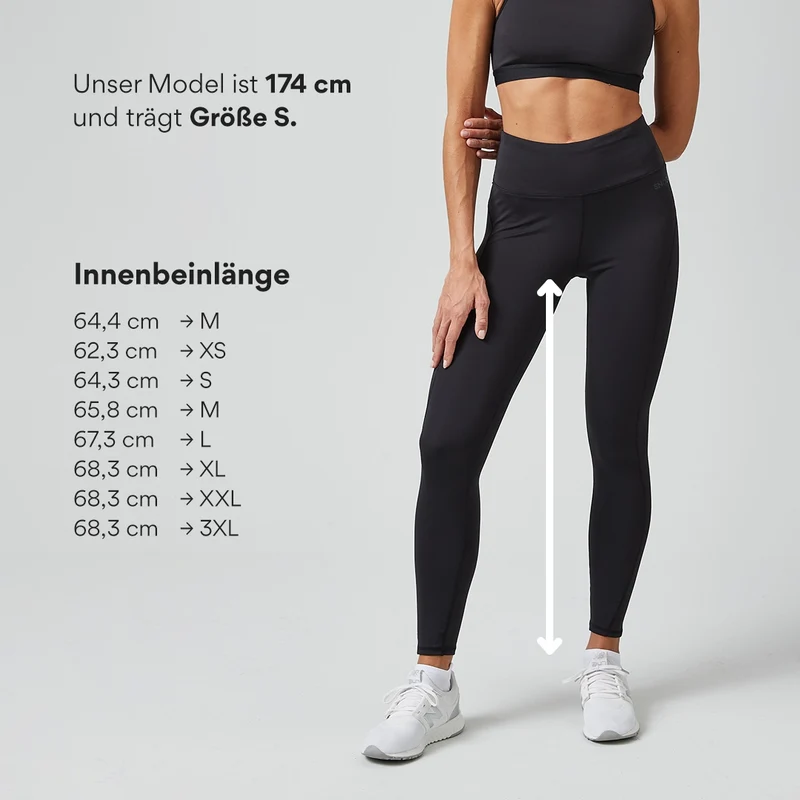 High Waist Leggings | Dunkelgrau
