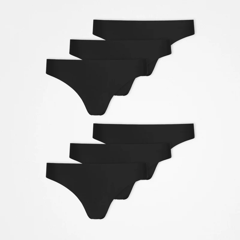 Tangas Seamless | Schwarz