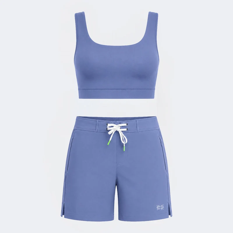 Swim Set Trunk Boss Steel Blue