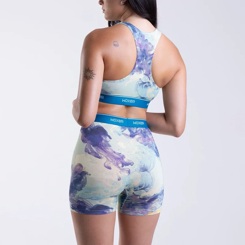 Baller High Waisted Tidal Bloom