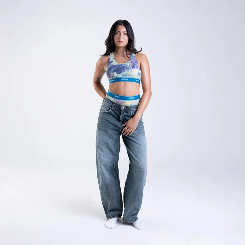 Baller High Waisted Tidal Bloom