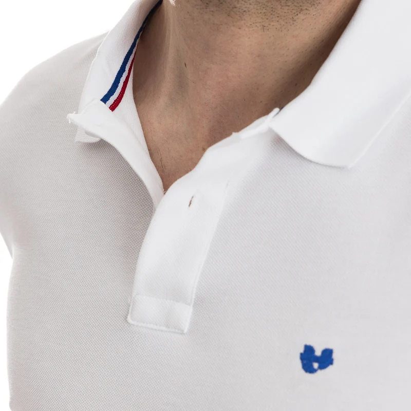 Polo blanc Made In France