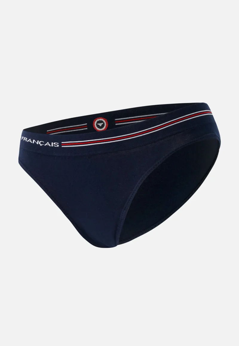 Culotte bleu marine sans couture en coton - Cathy Marine