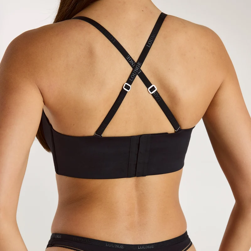 Soutien-gorge à Armatures Sans Bretelles - Noir