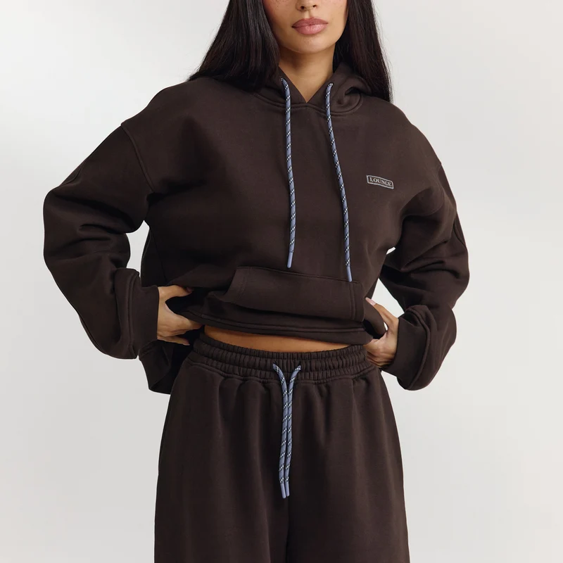 Sweat à Capuche Oversize - Chocolat Noir