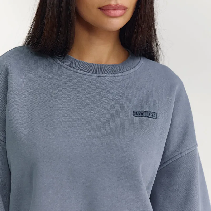 Pull Oversize - Bleu Délavé