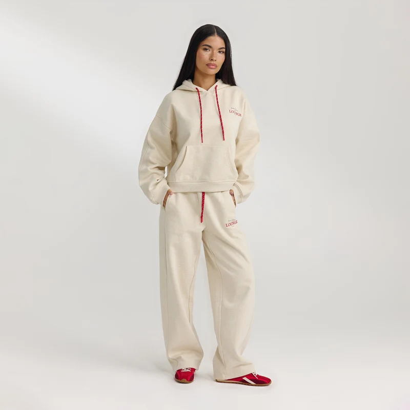 Sweat à Capuche Oversize - Flocon d'Avoine