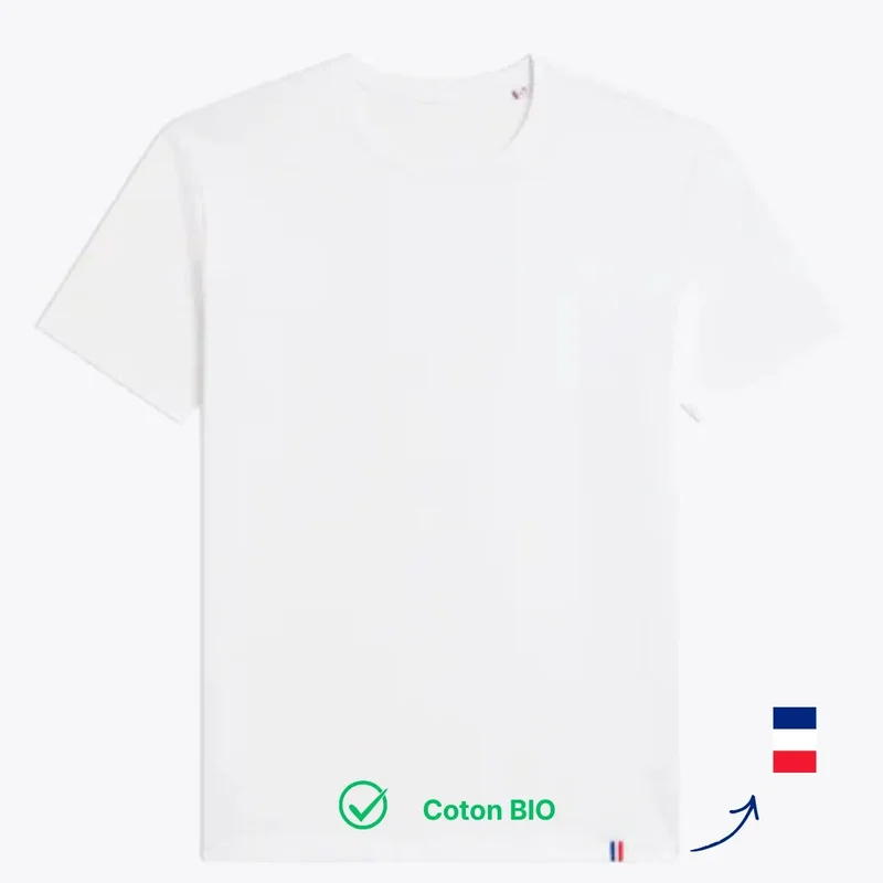 T-shirt homme blanc LE 240
