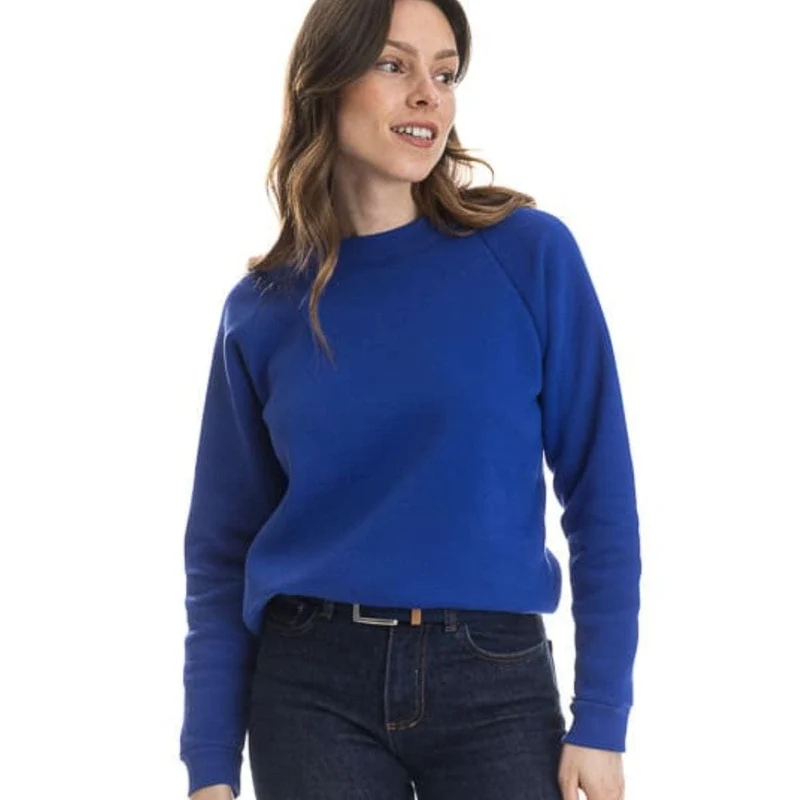 Sweat bleu électrique
