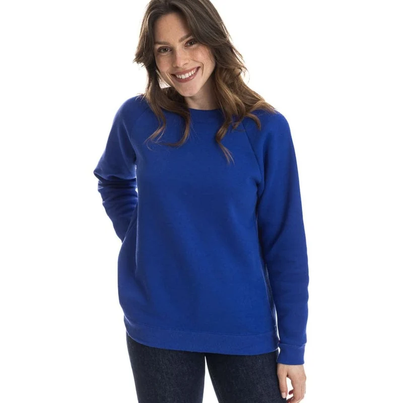 Sweat bleu électrique