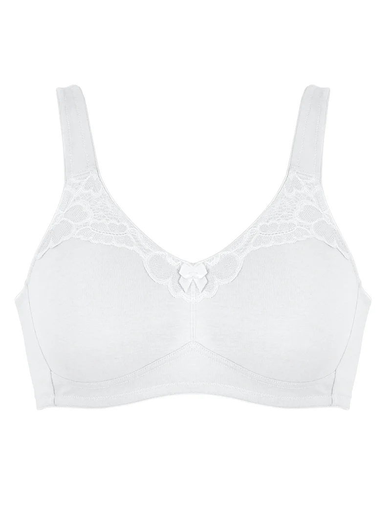 Soutien-gorge confort femme blanc sans armatures