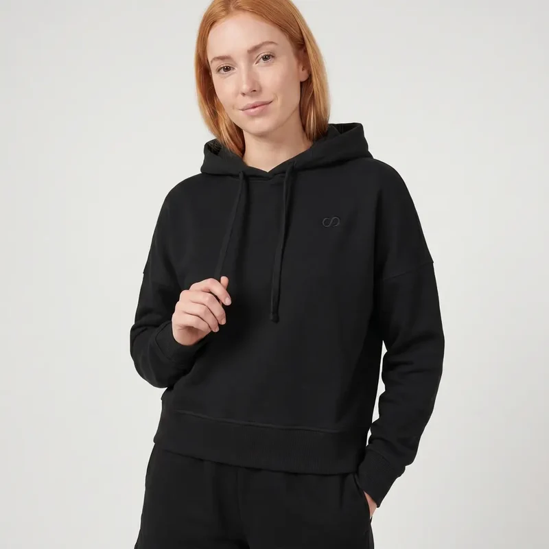 Hoodie Damen | Schwarz