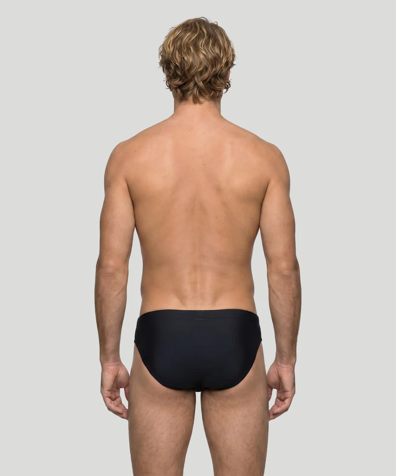 Slim Swim Briefs: Black