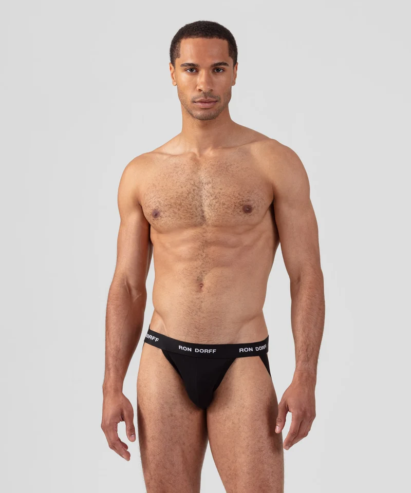 RON DORFF Jockstrap: Black
